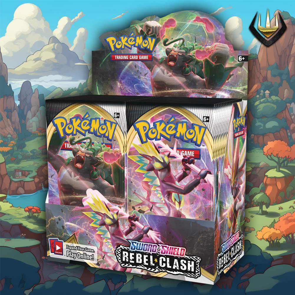 Rebel Clash Pokemon Booster Box Rebel Clash Pokemon Booster Box