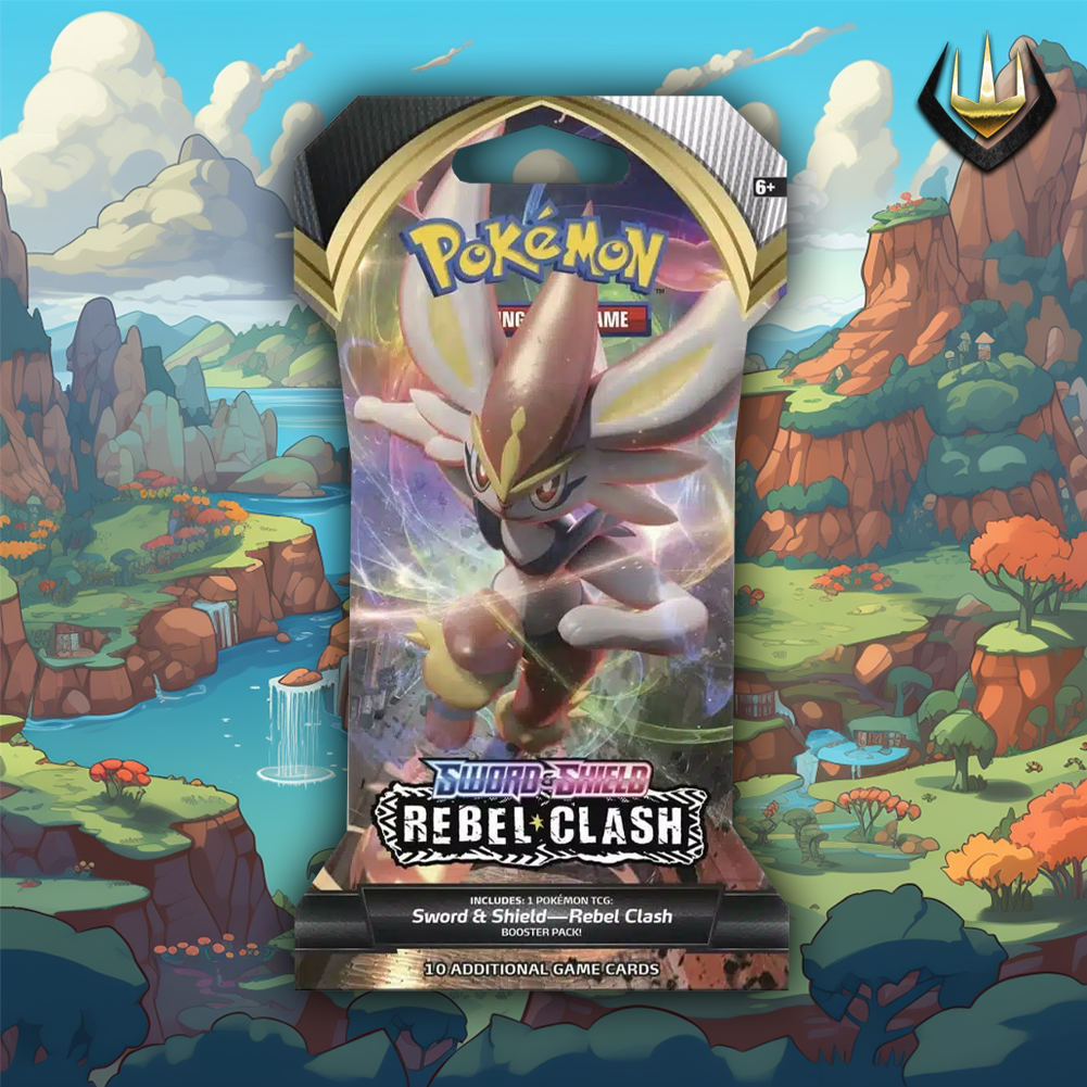 Rebel Clash Pokémon Sleeved Booster [Random Art]