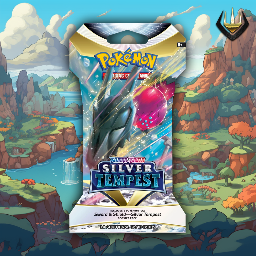 Silver Tempest Pokémon Sleeved Booster [Random Art]