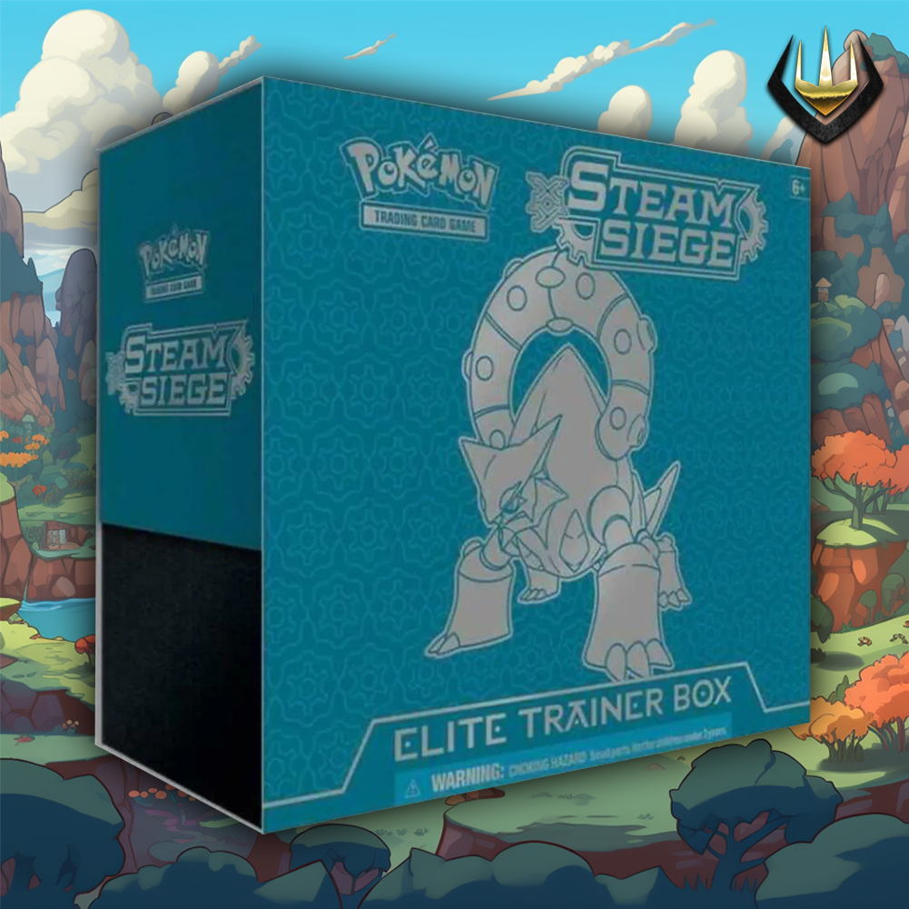 Steam Siege Pokemon ETB Elite Trainer Box Steam Siege Pokemon ETB Elite Trainer Box
