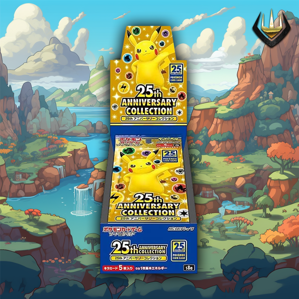 Sword & Shield Pokemon Japanese Booster Box [25th Anniversary Collecti Sword & Shield Pokemon Japanese Booster Box [25th Anniversary Collecti