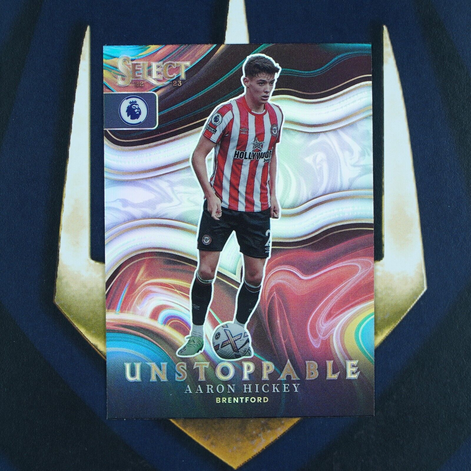 Aaron Hickey 2022-23 Select Premier League Unstoppable Brentford Aaron Hickey 2022-23 Select Premier League Unstoppable Brentford