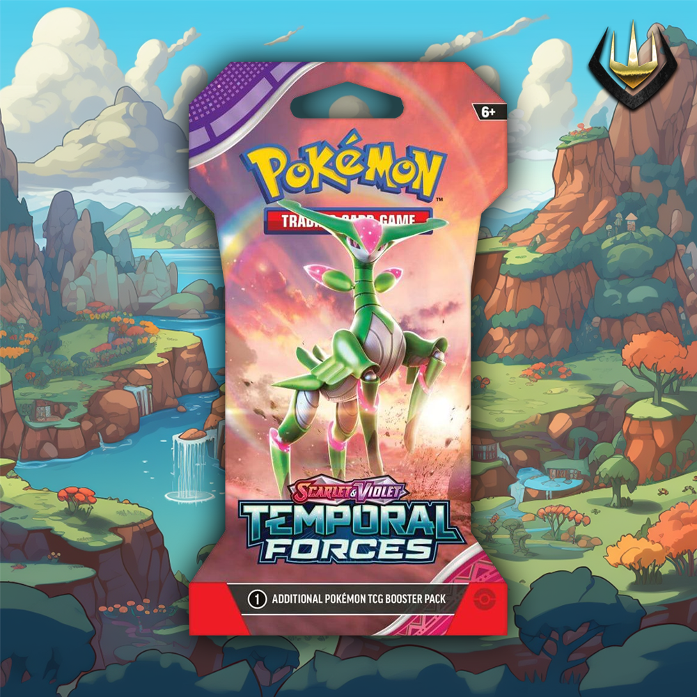 Temporal Forces Pokmon Sleeved Booster [Random Art]
