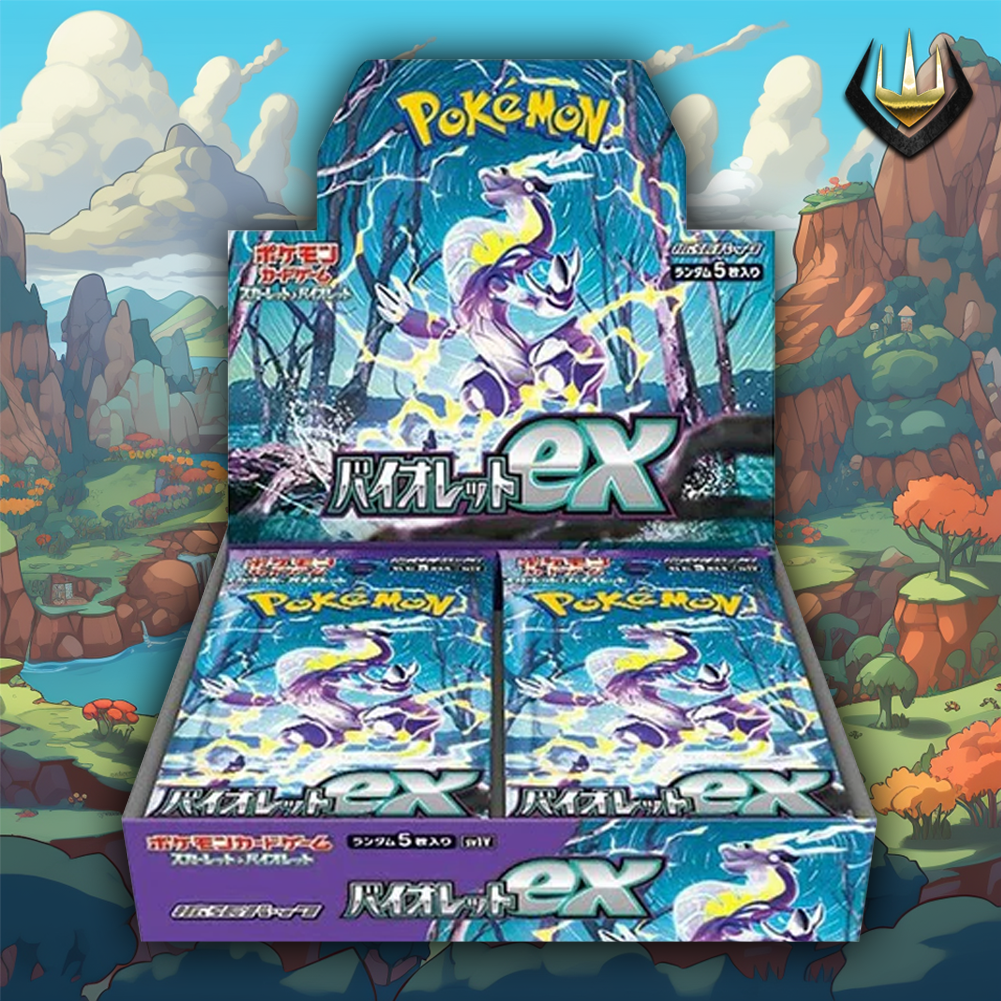violet ex japanese booster box Pokmon TCG Other Pokmon ex evolve their way into battleincluding Arcanine and Magnezone with a dazzling new look Violet EX Pokemon Japanese Booster