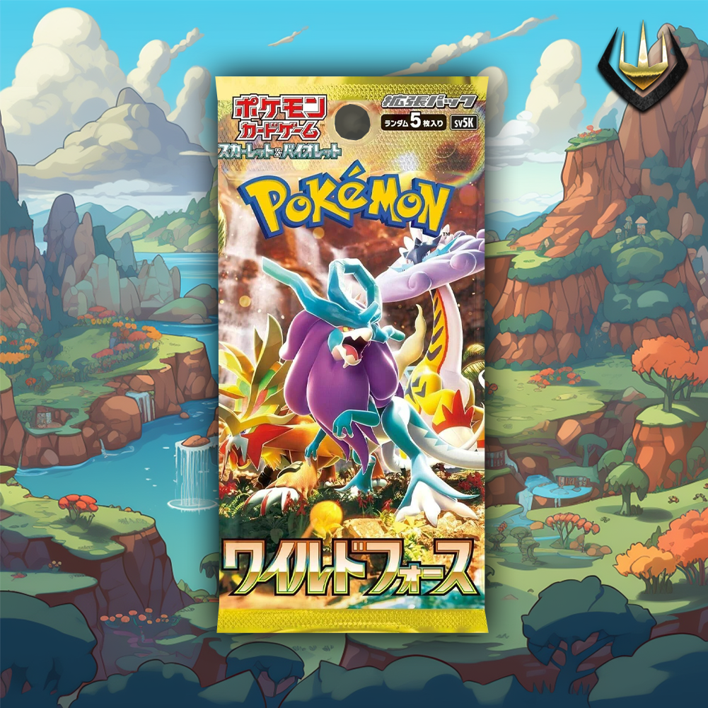 Wild Force Pokémon Japanese Booster Pack [Sv5k]