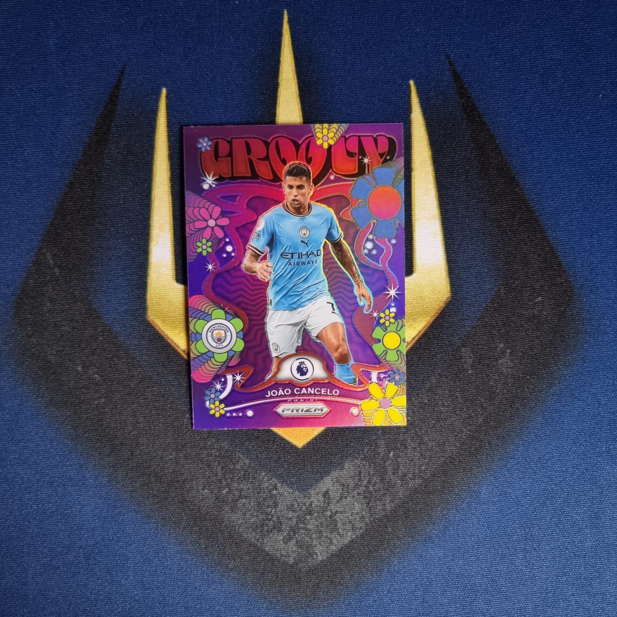 Joao Cancelo 2022-23 Panini Prizm EPL Groovy Manchester City