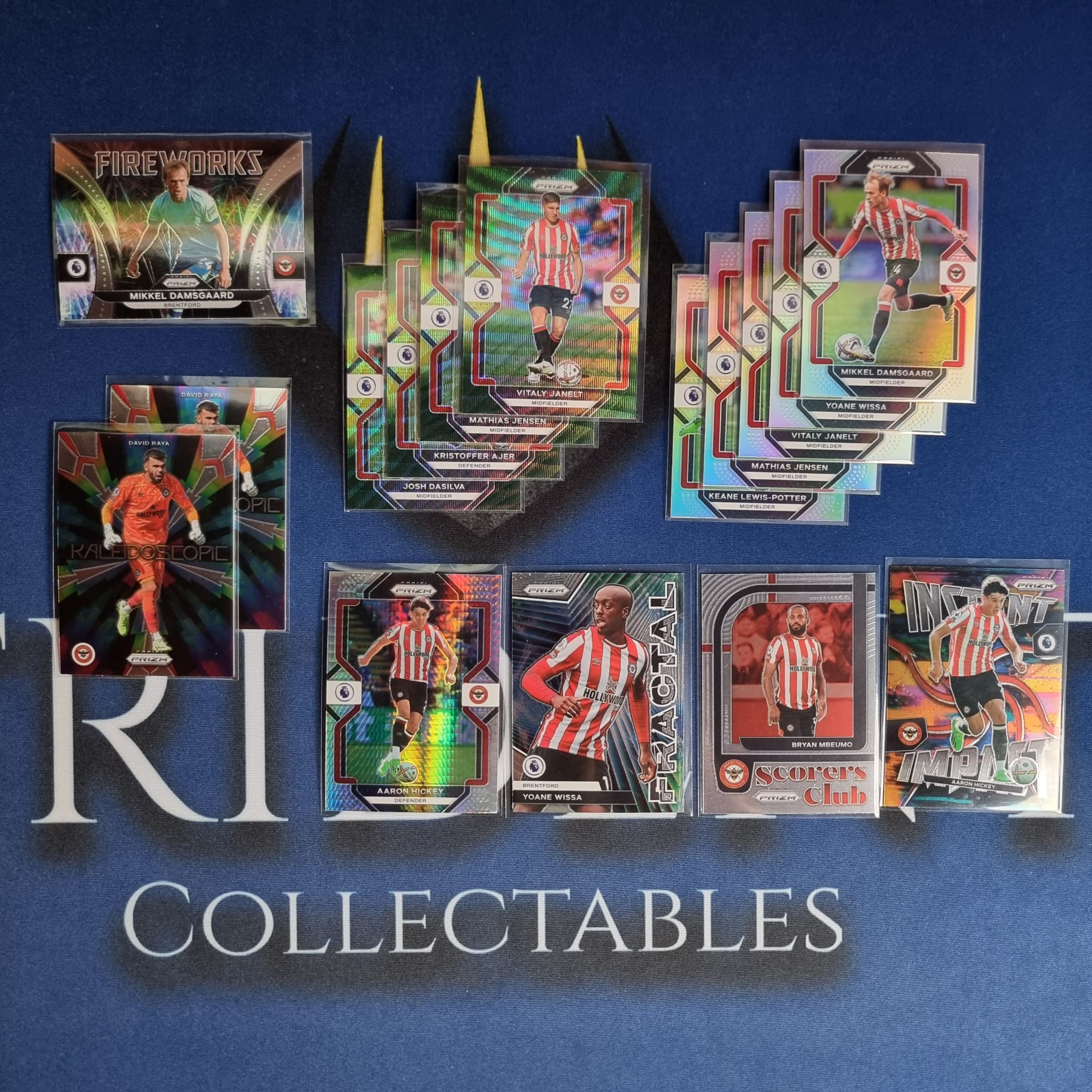 2022-23 Panini Prizm EPL Team Lot Brentford