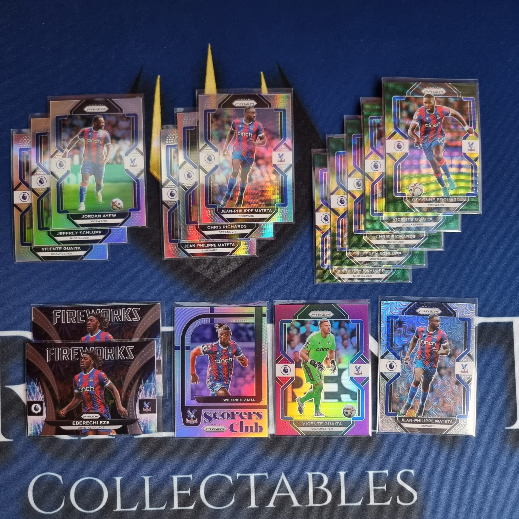 2022-23 Panini Prizm EPL Team Lot Crystal Palace