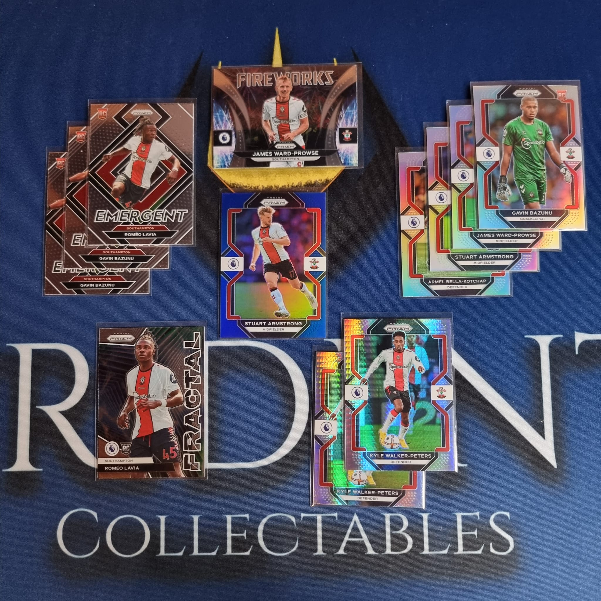 2022-23 Panini Prizm EPL Team Lot Southampton