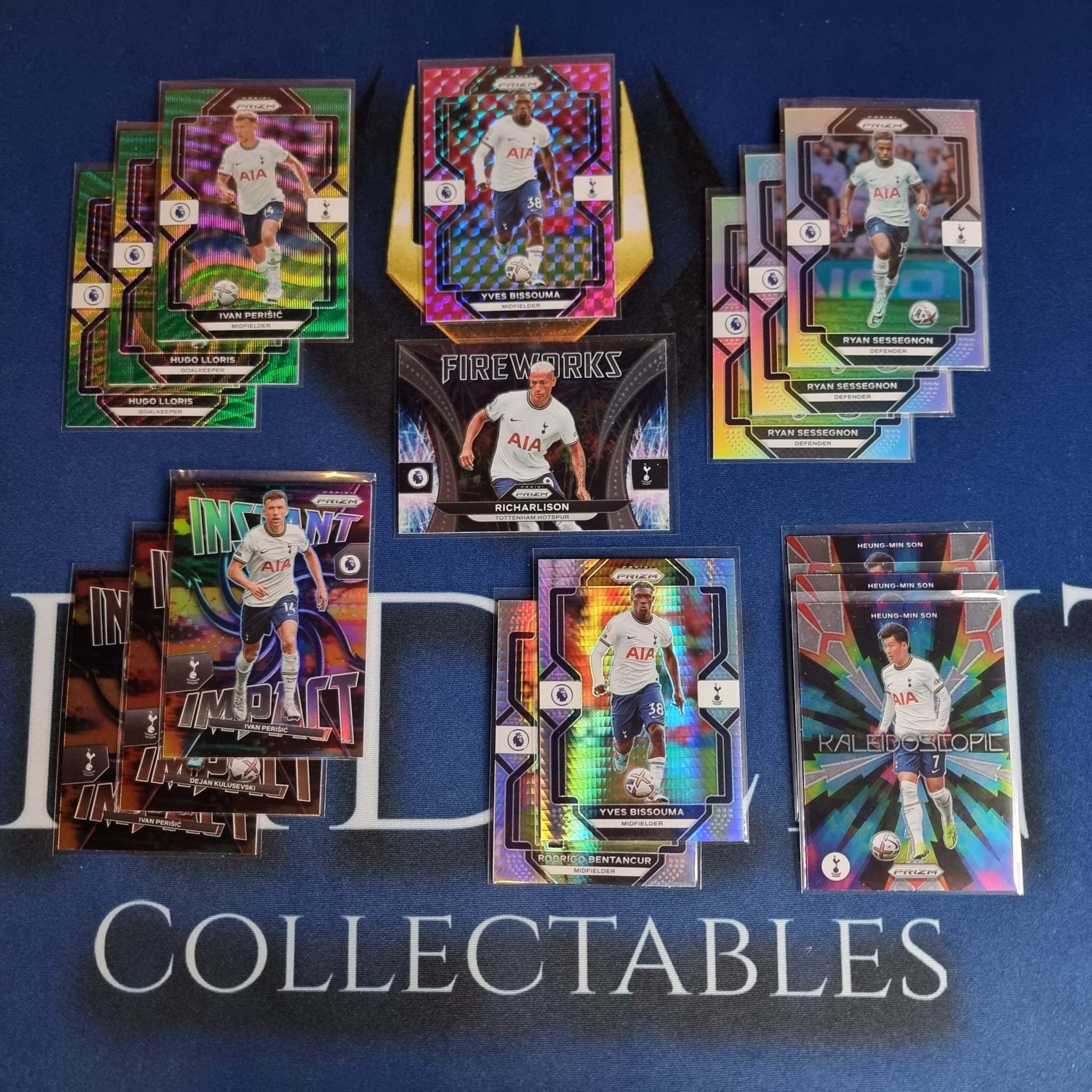 2022-23 Panini Prizm EPL Team Lot Tottenham