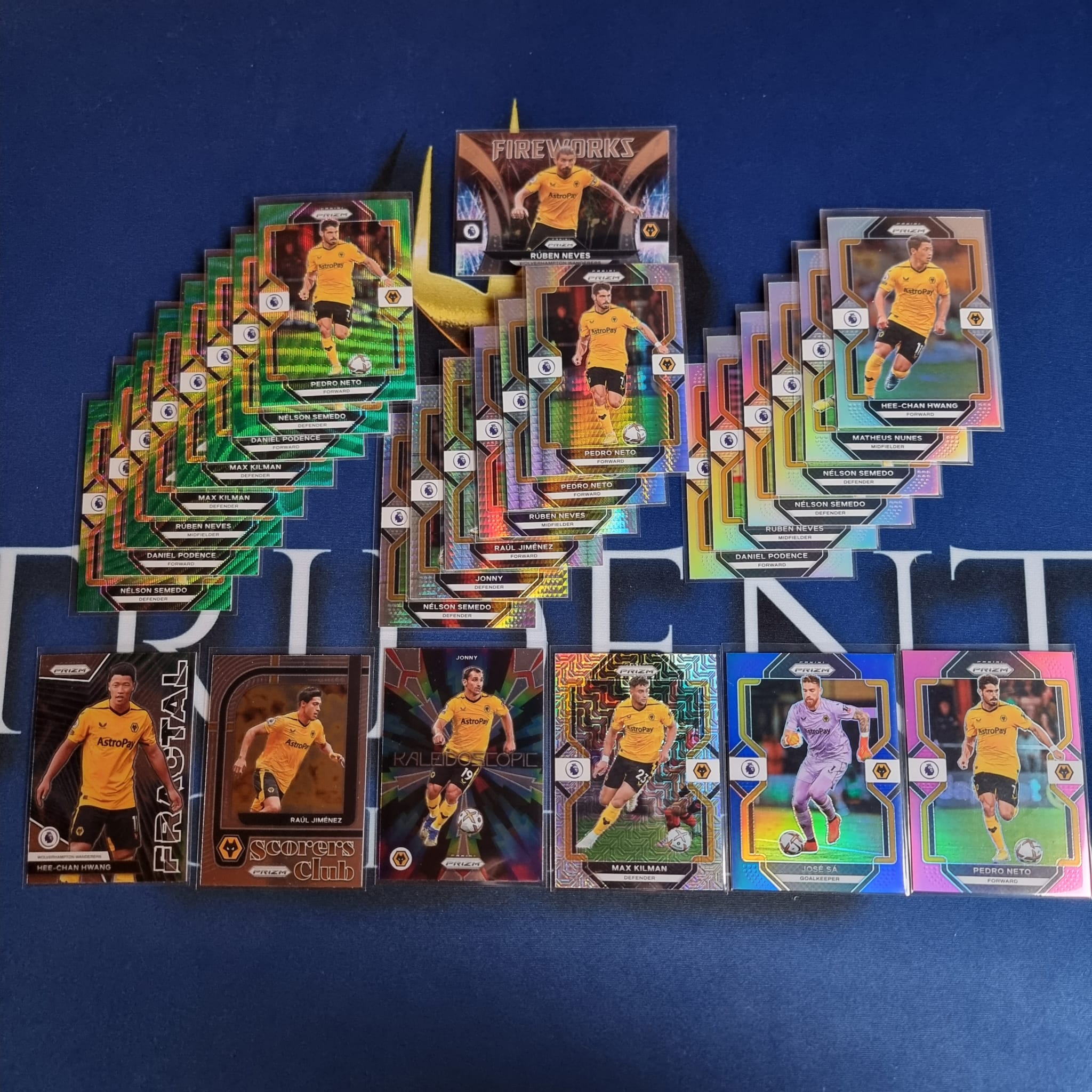2022-23 Panini Prizm EPL Team Lot Wolverhampton