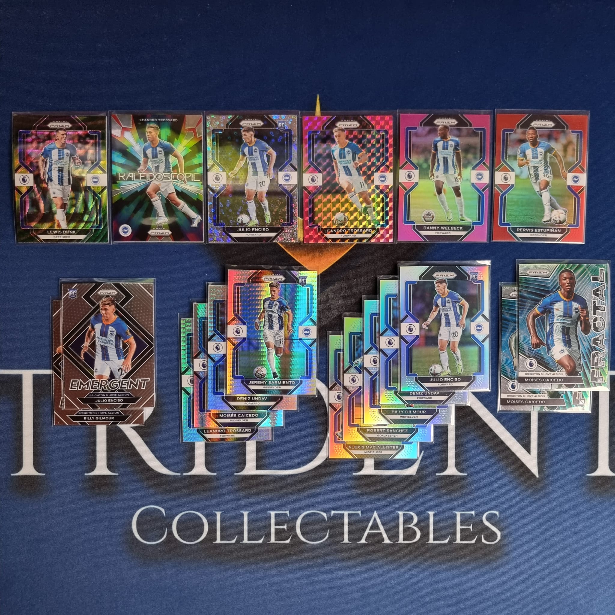 2022-23 Panini Prizm EPL Team Lot Brighton & Hove Albion