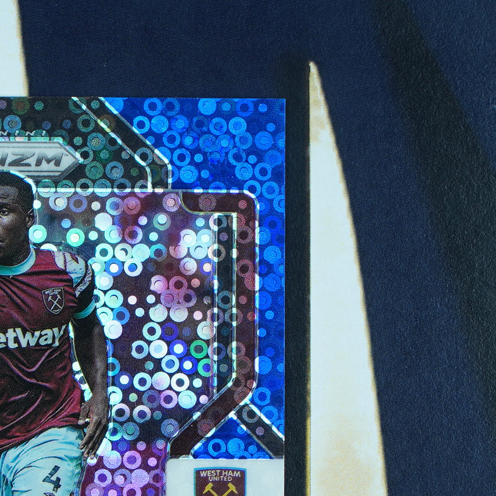 Kurt Zouma 2022-23 Prizm Breakaway Blue Disco /75 West Ham