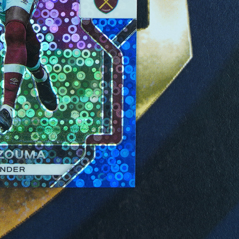 Kurt Zouma 2022-23 Prizm Breakaway Blue Disco /75 West Ham