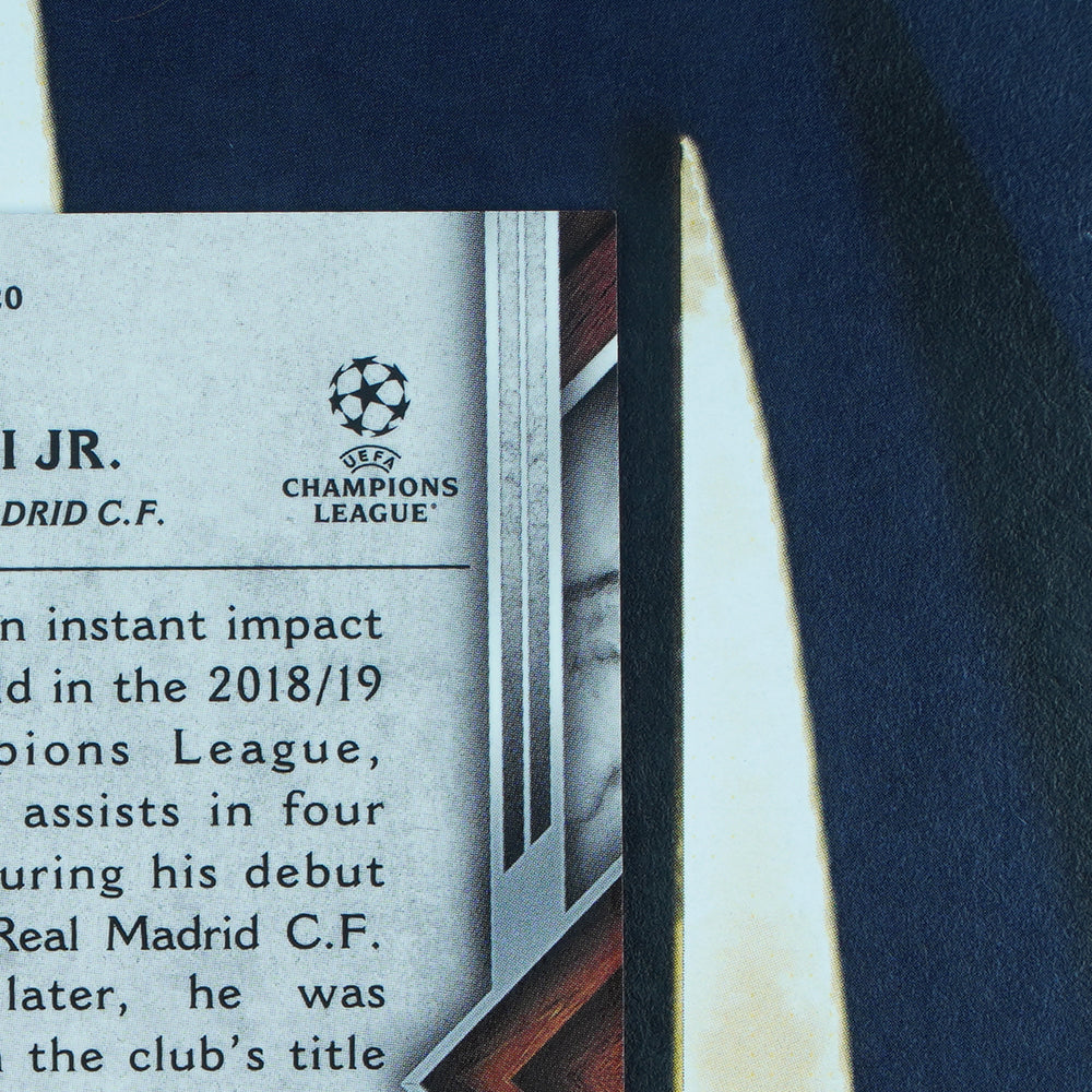 Vini Jr 2022-23 Topps Museum Collection Gold /50 Real Madrid