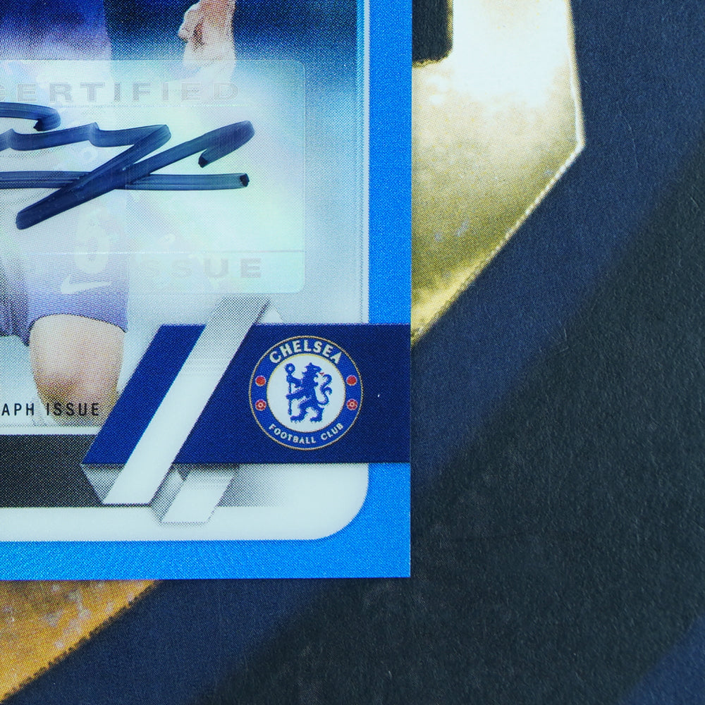 Jorginho 2022-23 Topps UEFA Chrome Blue Auto 26/150 Chelsea