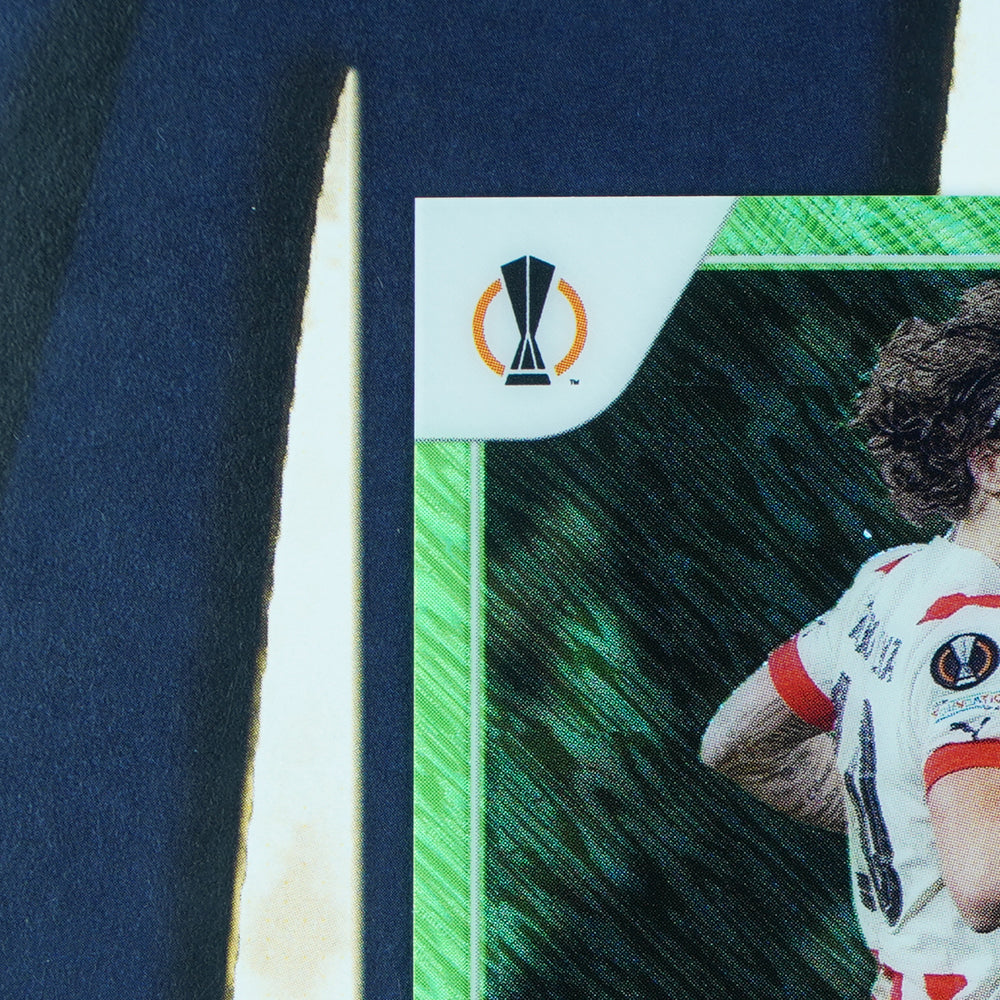 Fabio Silva 2022-23 Topps UEFA Chrome Green Shimmer /399 PSV