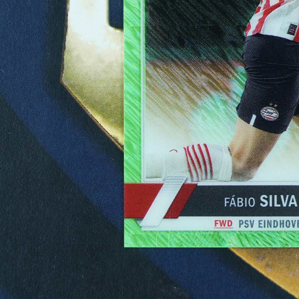 Fabio Silva 2022-23 Topps UEFA Chrome Green Shimmer /399 PSV