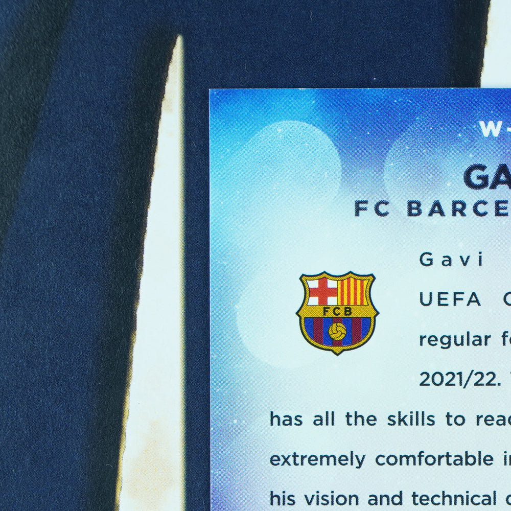 Gavi 2022-23 Topps UEFA Chrome Wonderkids Refractor Barcelona