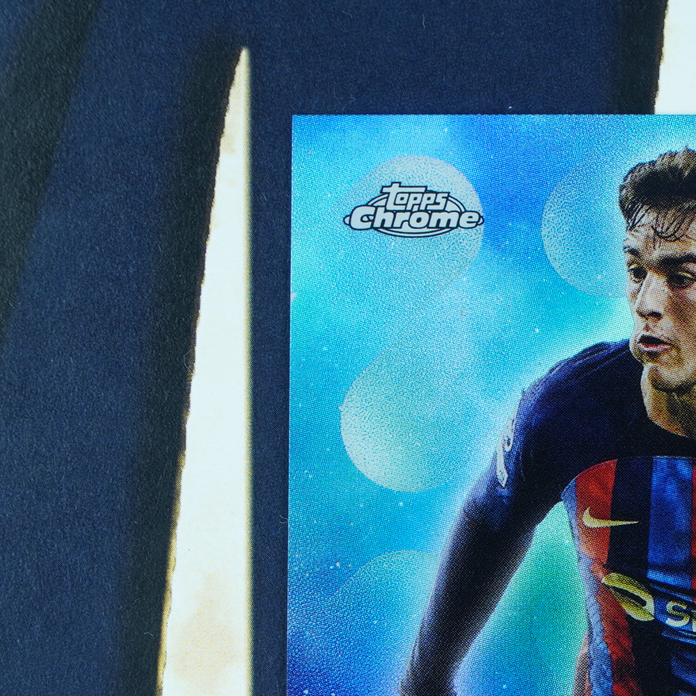 Gavi 2022-23 Topps UEFA Chrome Wonderkids Refractor Barcelona