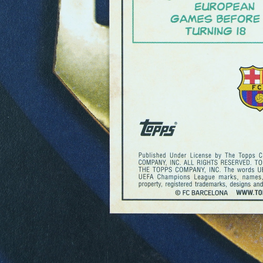 Gavi 2022-23 Topps UEFA Chrome 1959 Refractor Barcelona