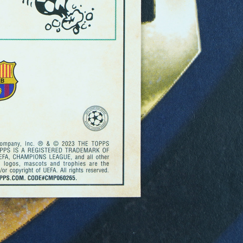 Gavi 2022-23 Topps UEFA Chrome 1959 Refractor Barcelona