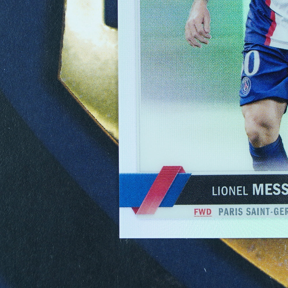 Lionel Messi 2022-23 Topps UEFA Chrome Refractor PSG