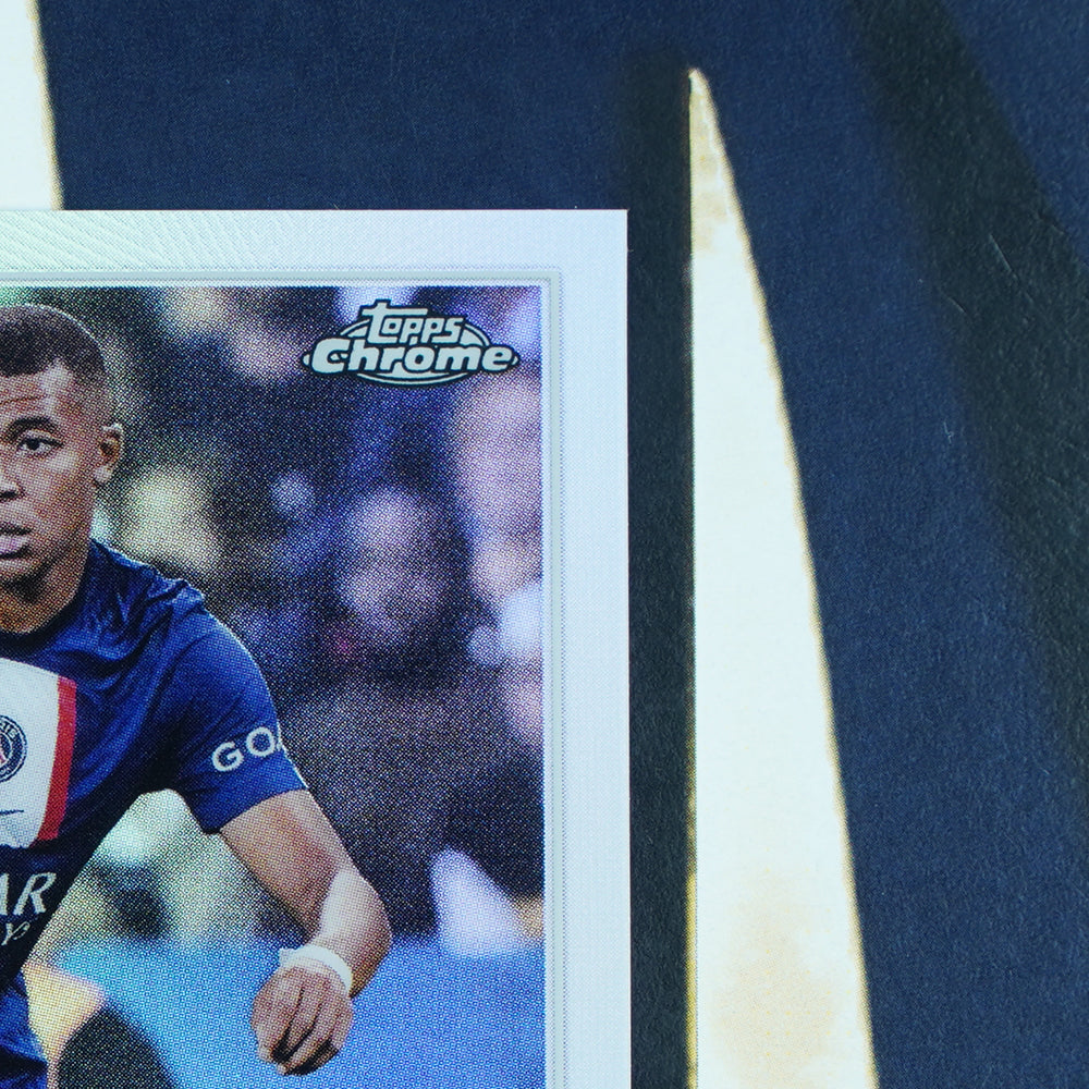 Kylian Mbappe 2022-23 Topps UEFA Chrome Refractor PSG