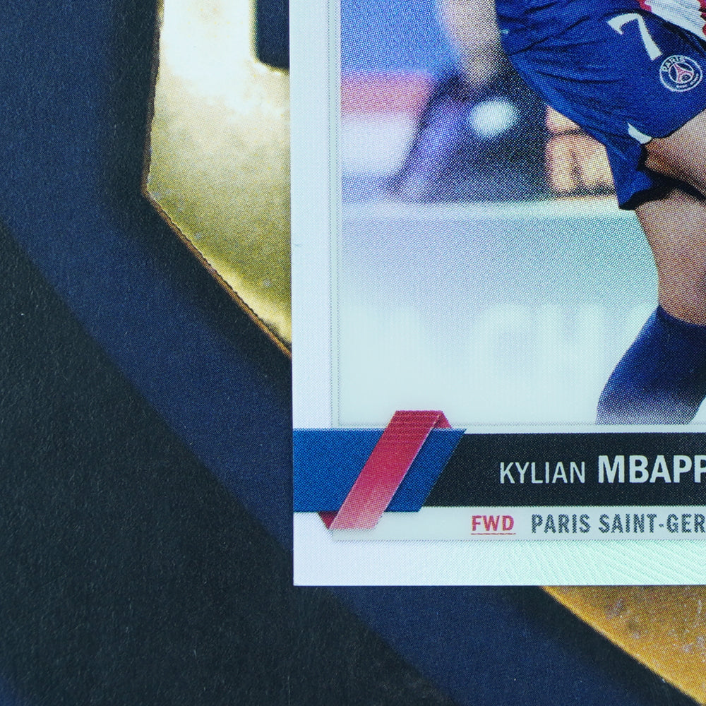 Kylian Mbappe 2022-23 Topps UEFA Chrome Refractor PSG