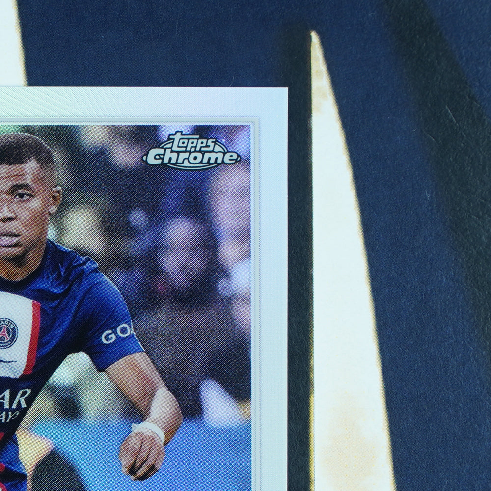 Kylian Mbappe 2022-23 Topps UEFA Chrome Refractor PSG