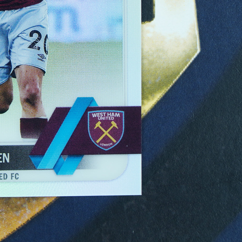 Jarrod Bowen 2022-23 Topps UEFA Chrome Refractor West Ham