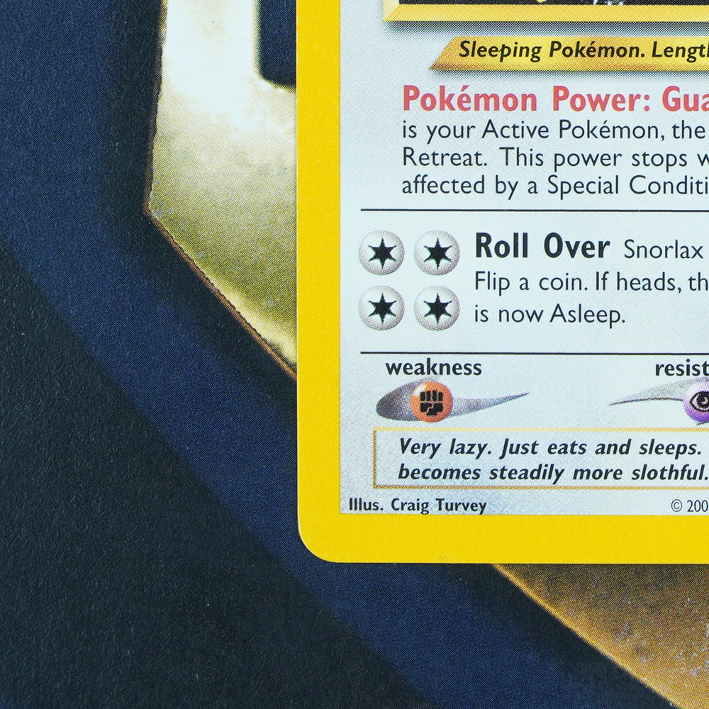 SNORLAX Black Star Promo RARE Pokemon Card 49