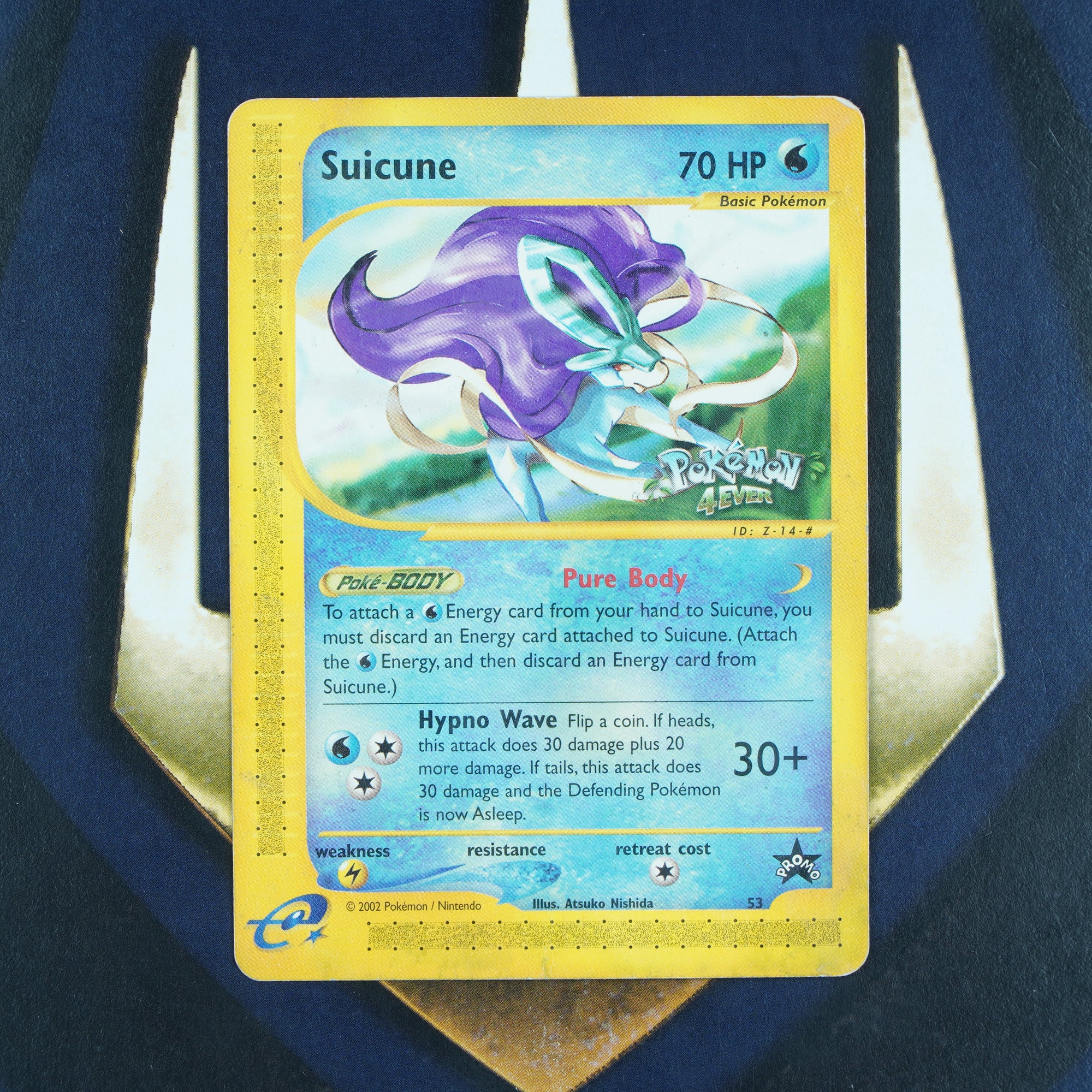 SUICUNE Black Star Promo RARE Pokemon Card 53