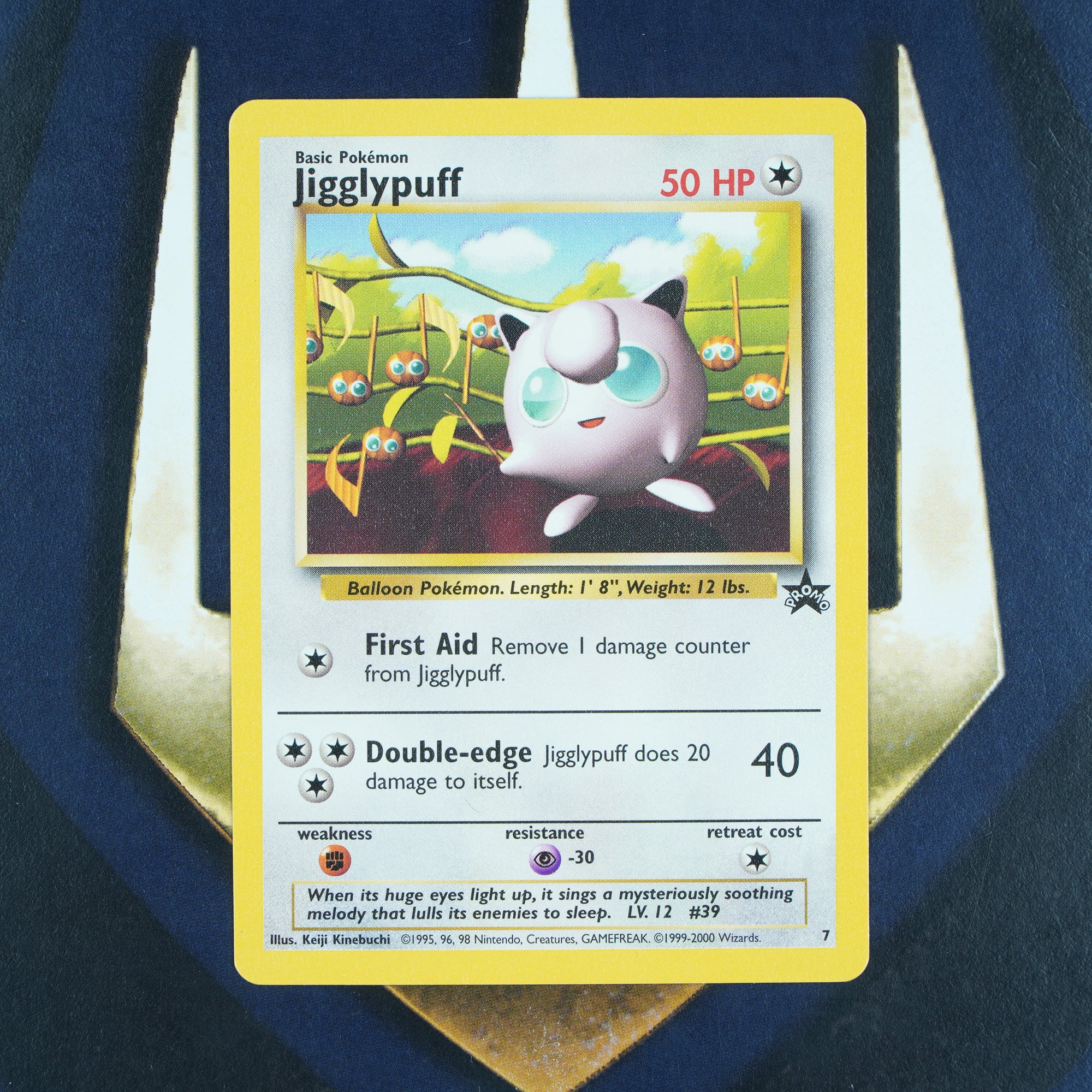 JIGGLYPUFF Black Star Promo RARE Pokemon Card 7