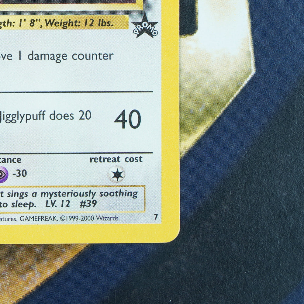 JIGGLYPUFF Black Star Promo RARE Pokemon Card 7