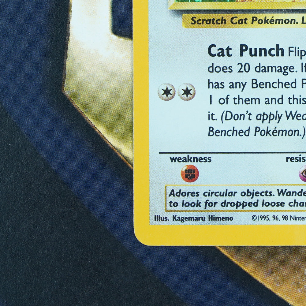 MEOWTH Black Star Promo HOLO RARE Pokemon Card 10