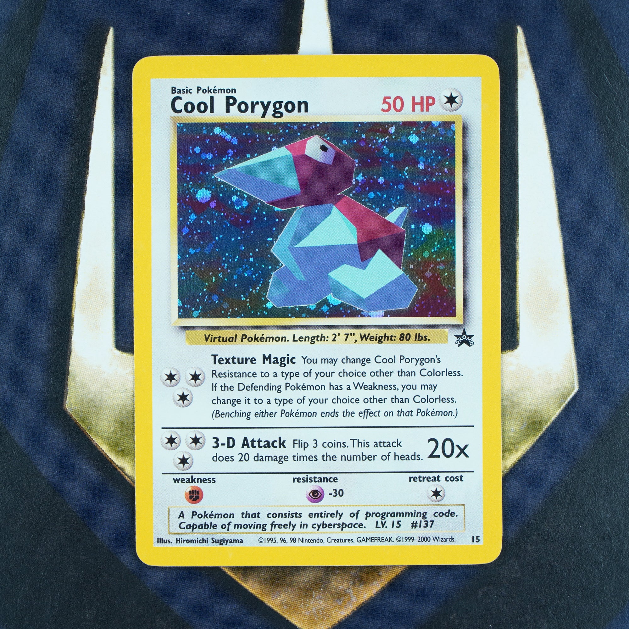 COOL PORYGON Black Star Promo HOLO RARE Pokemon Card 15