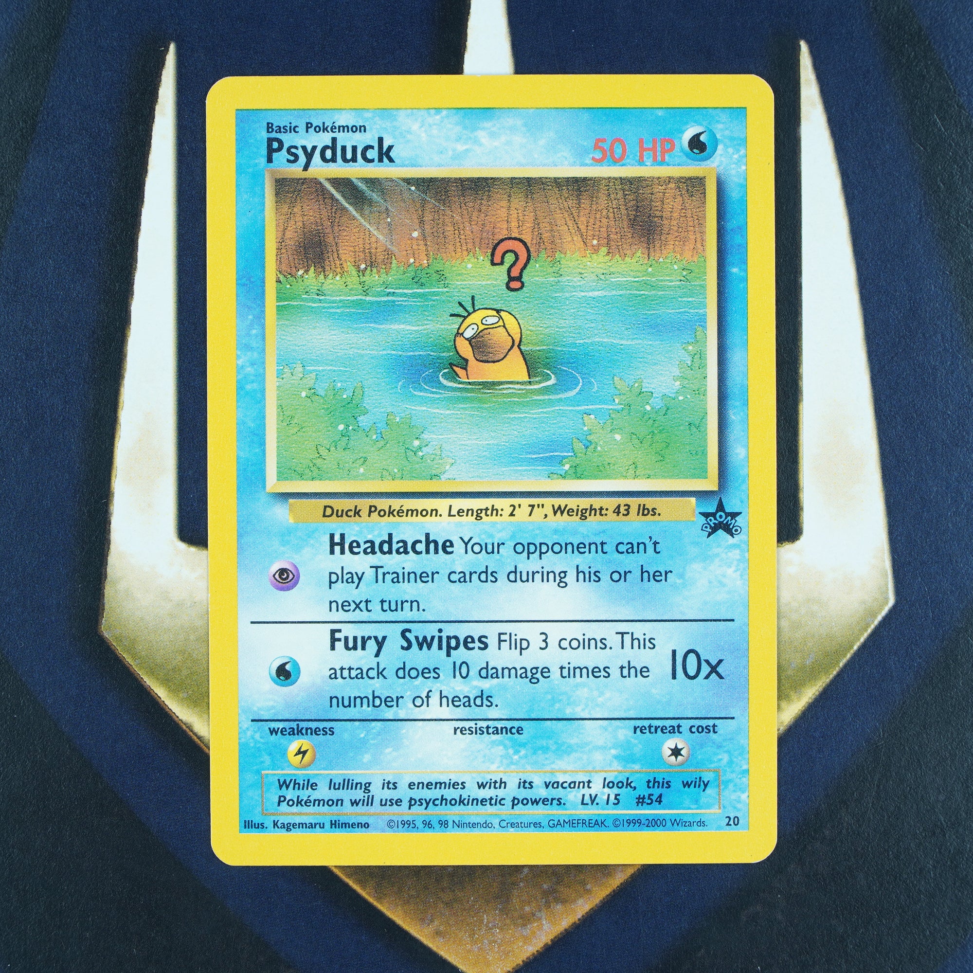 PSYDUCK Black Star Promo RARE Pokemon Card 20