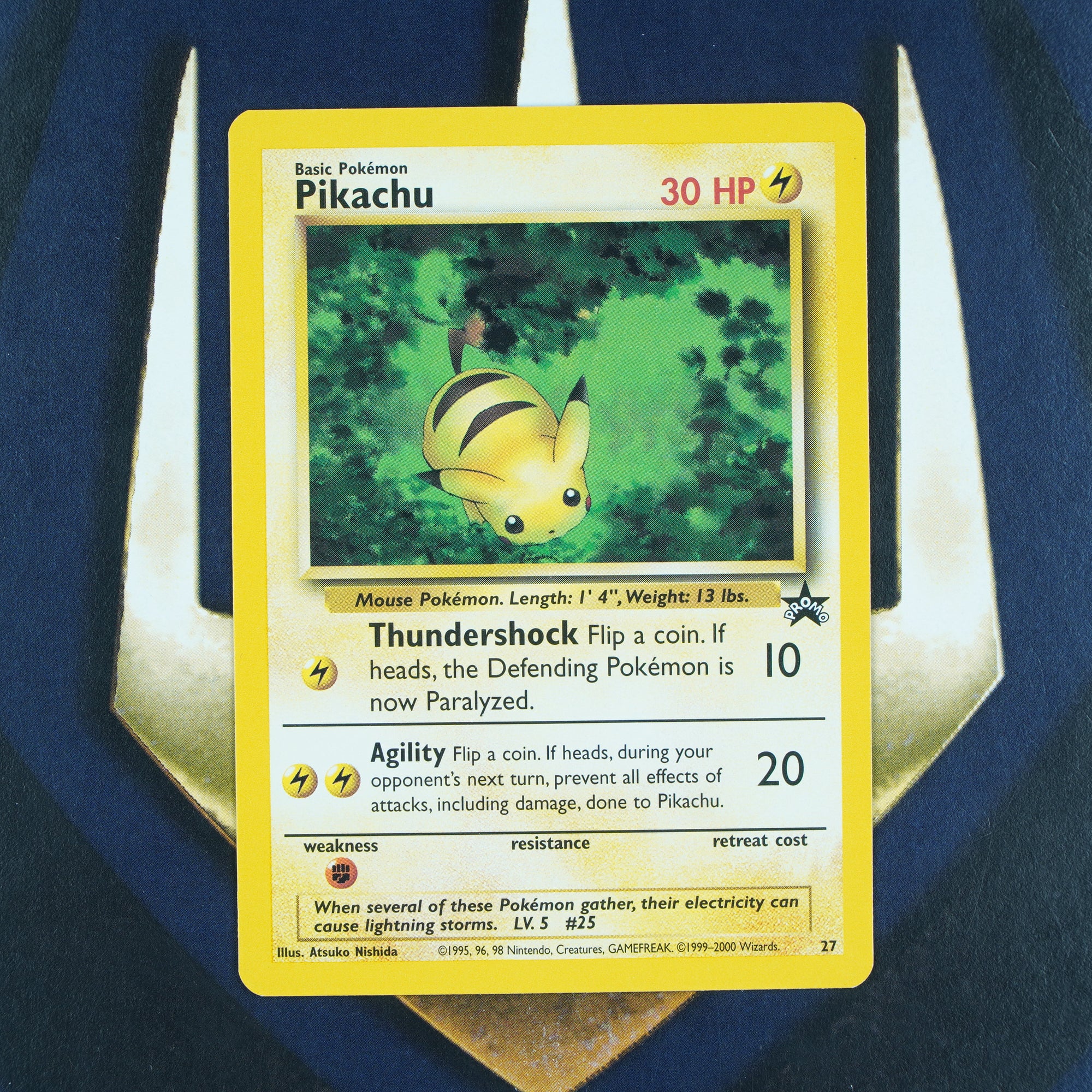 PIKACHU Black Star Promo RARE Pokemon Card 27