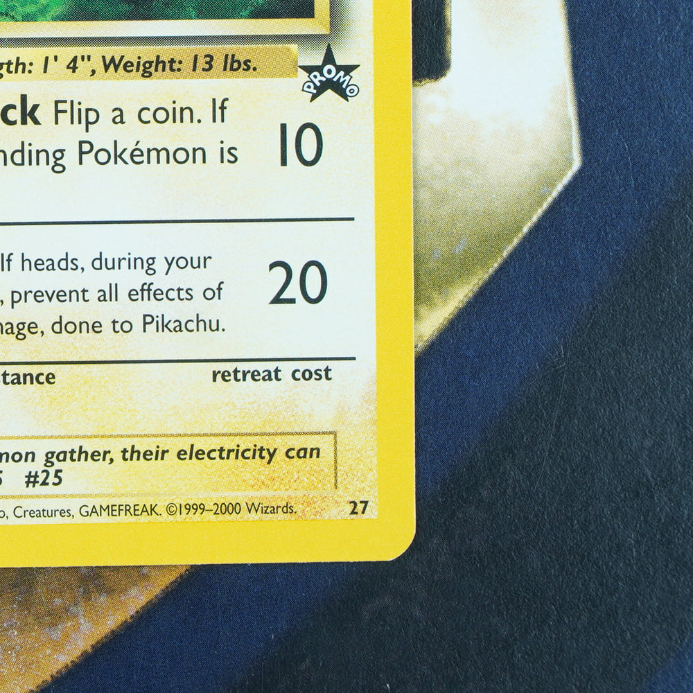 PIKACHU Black Star Promo RARE Pokemon Card 27