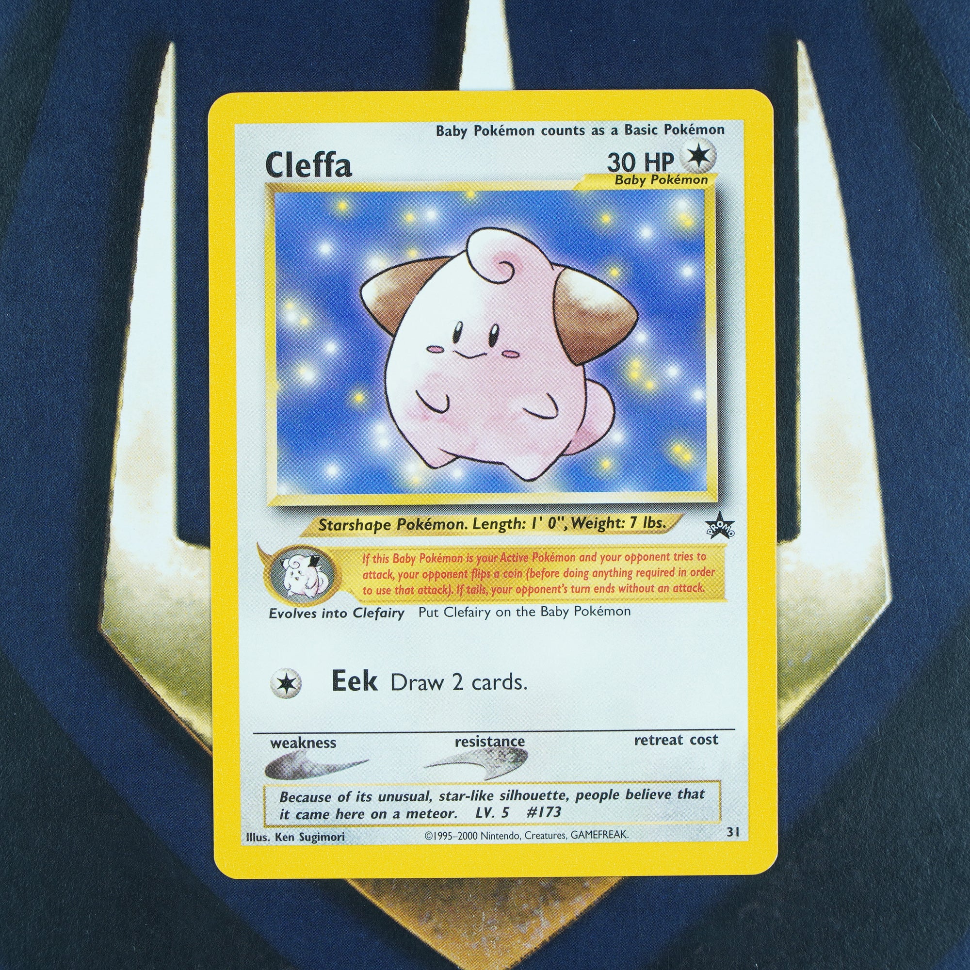 CLEFFA Black Star Promo RARE Pokemon Card 31