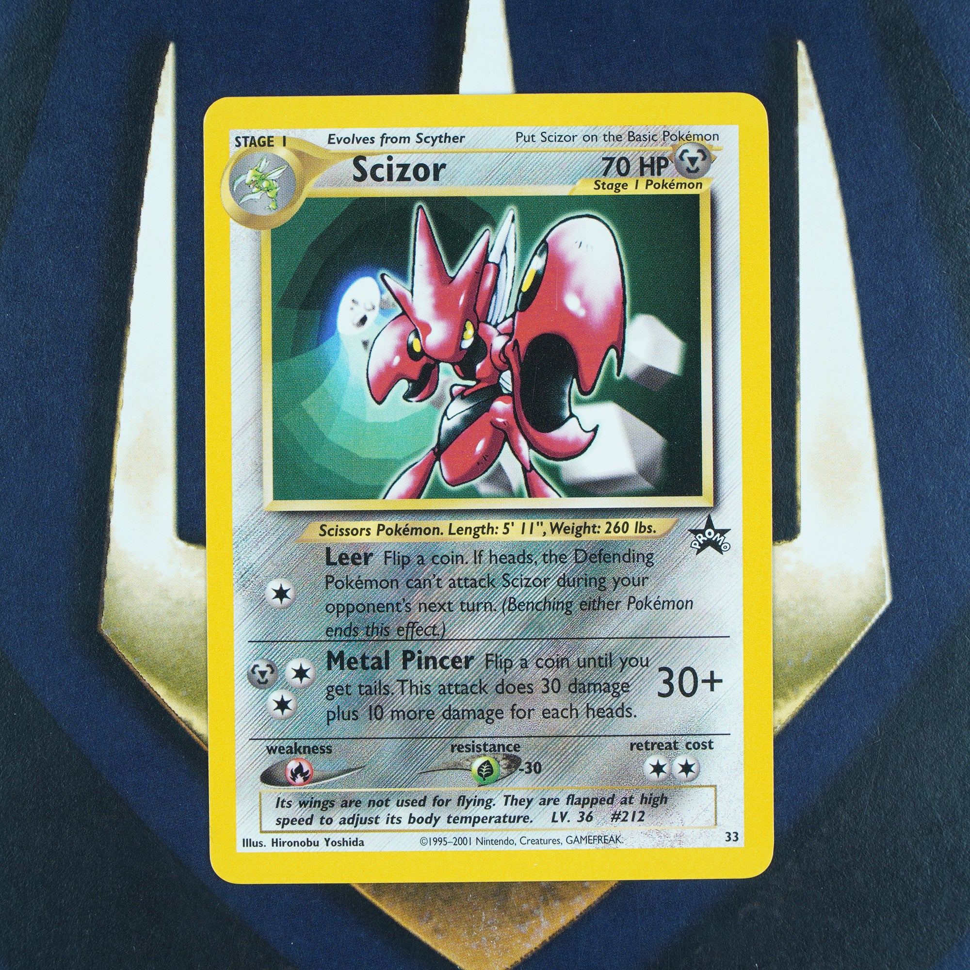 SCIZOR Black Star Promo RARE Pokemon Card 33