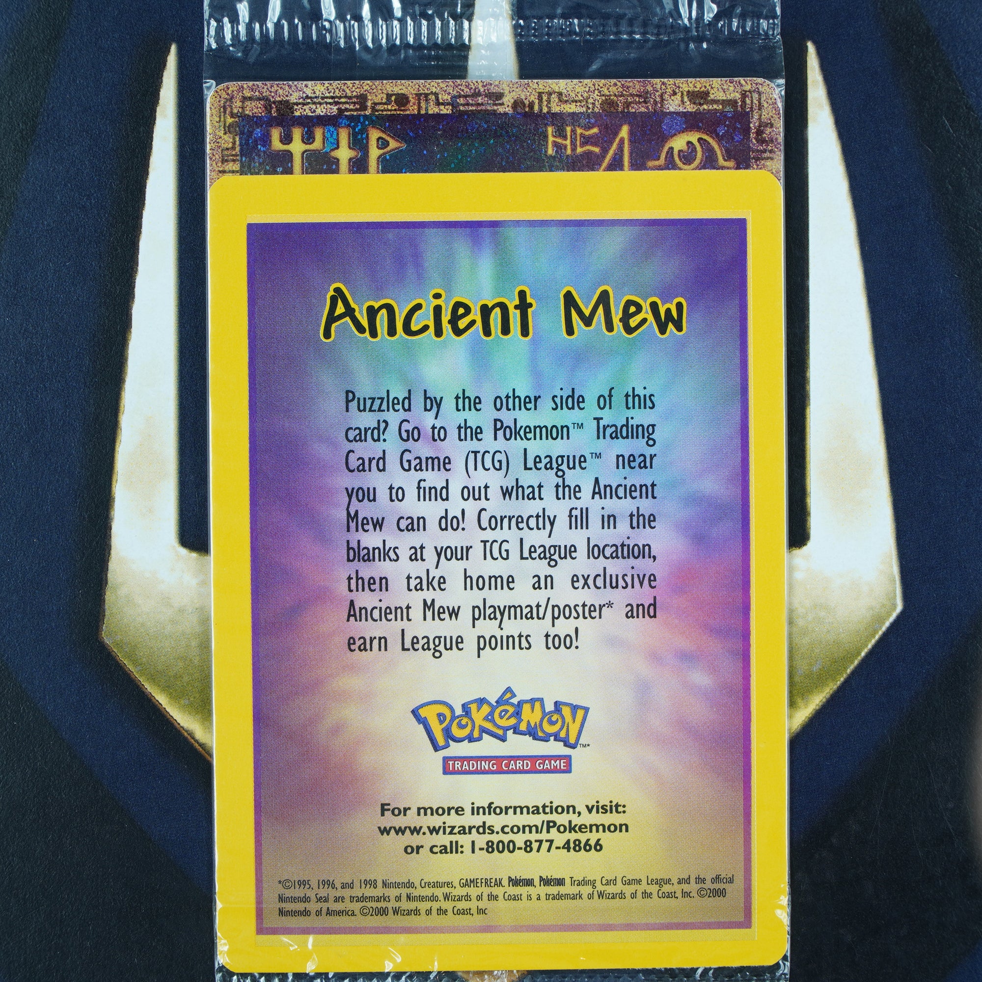 ANCIENT MEW SEALED Movie Promo REVERSE HOLO Pokemon Card