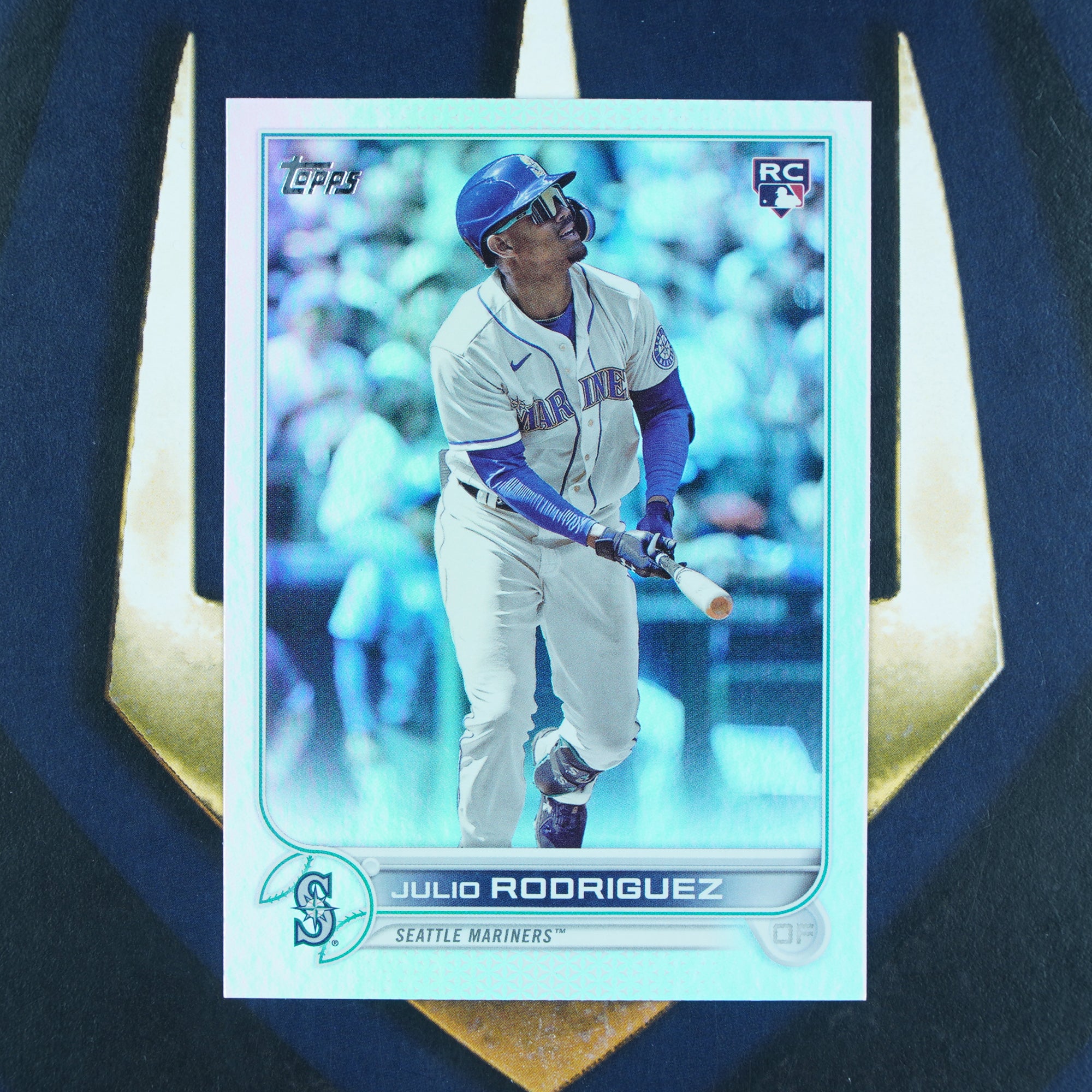Julio Rodriguez 2022 Topps Update Rainbow Foil #US44 Seattle Mariners RC
