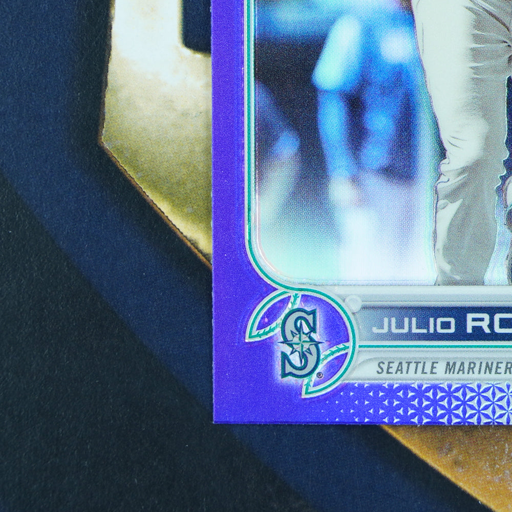 Julio Rodriguez 2022 Topps Chrome Update Purple Refractor #USC150 Seattle Mariners RC