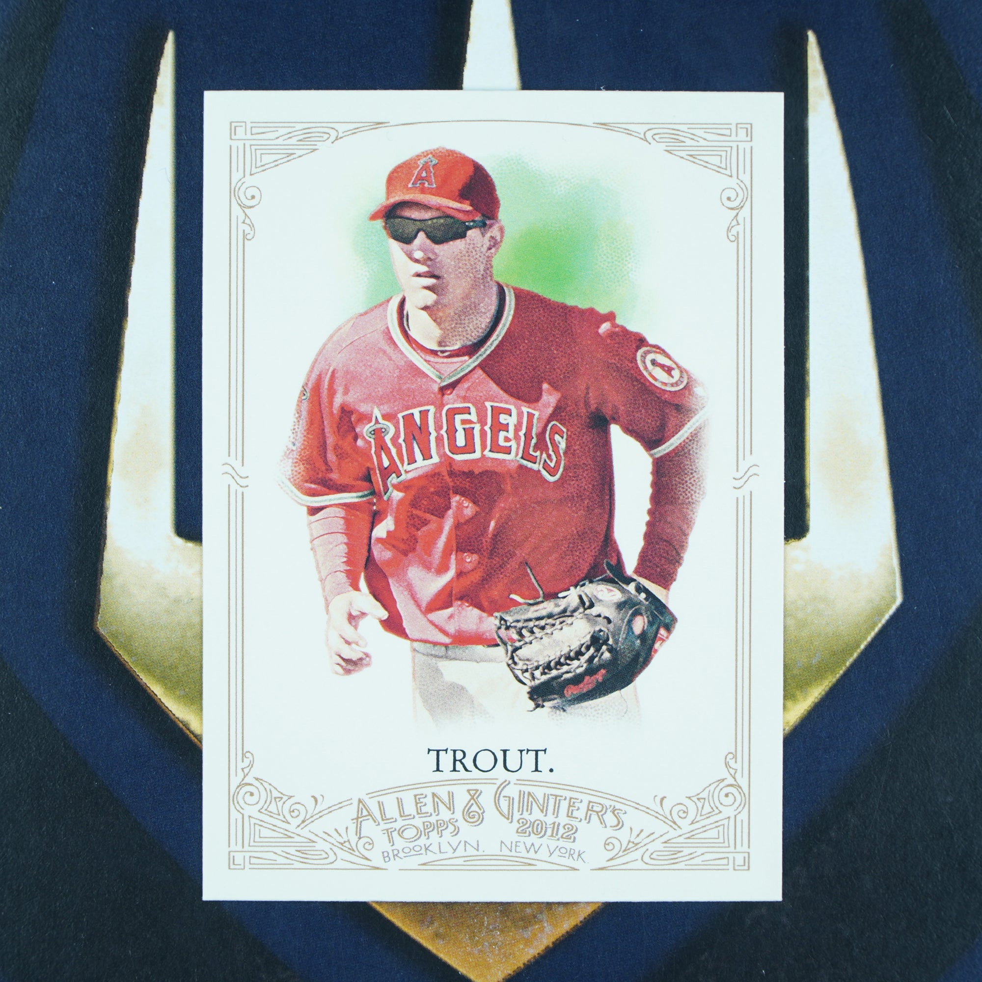 Mike Trout 2012 Allen & Ginter Base #140 Los Angeles Angels