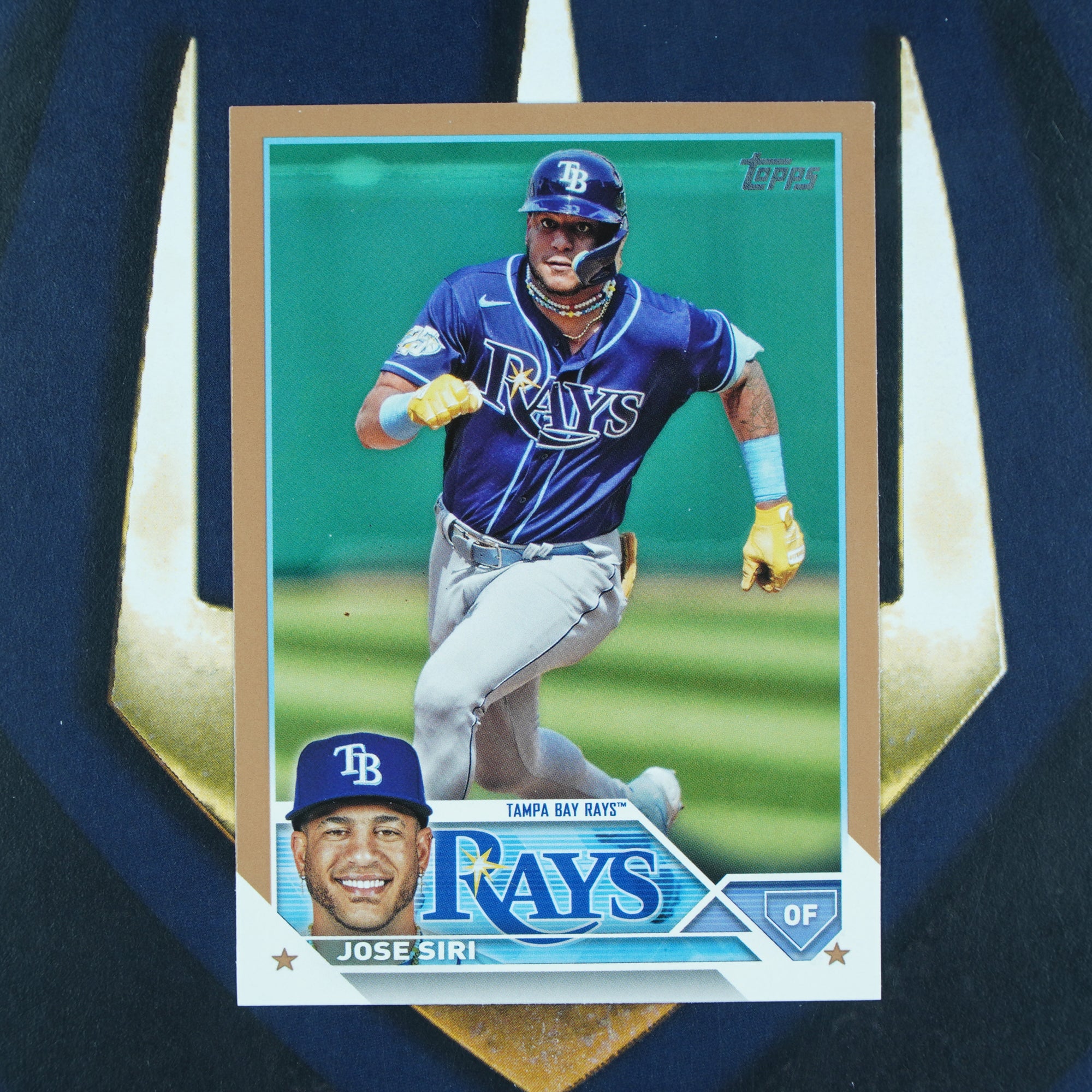 Jose Siri 2023 Topps Update Gold /2023 US78 Tampa Bay Rays