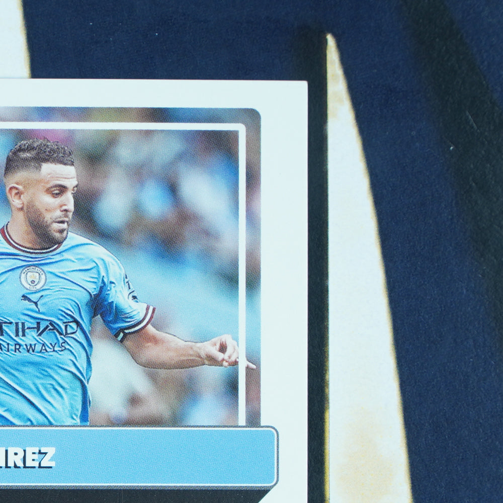 Riyad Mahrez 2022-23 Panini Donruss Red /99 #162 Manchester City