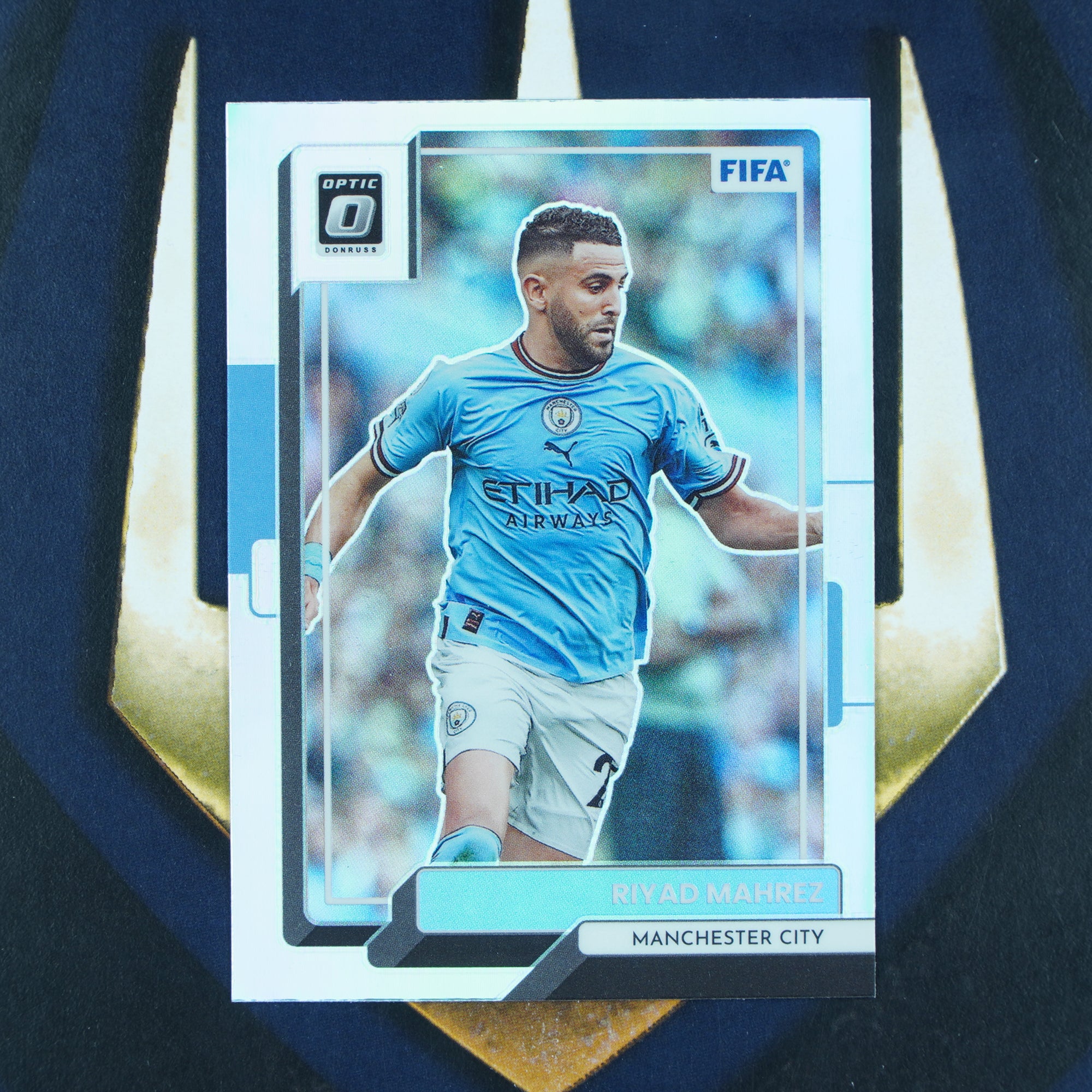 Riyad Mahrez 2022-23 Panini Donruss Optic Holo #162 Manchester City