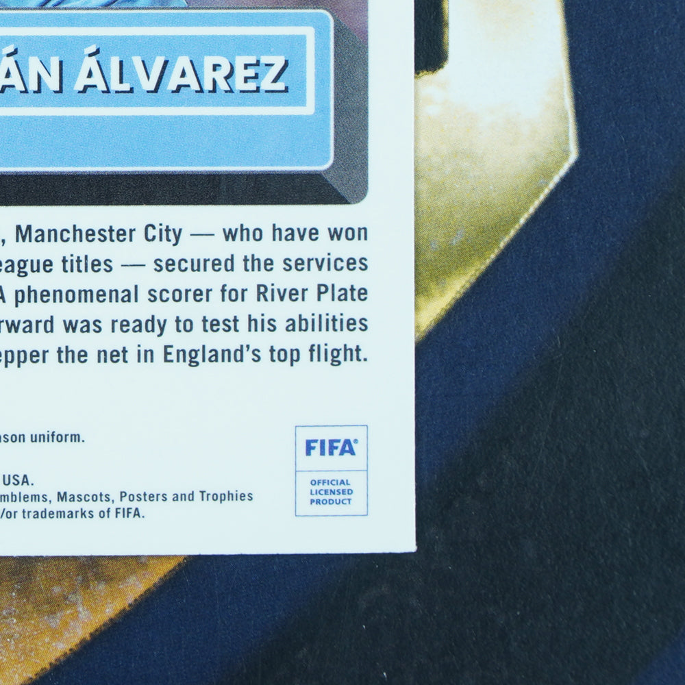 Julian Alvarez 2022-23 Panini Donruss Rated Rookie Optic #198 Manchester City